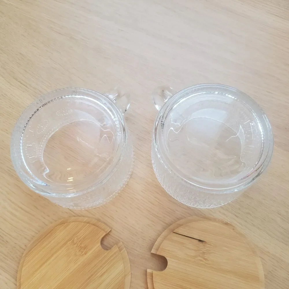 NEW Glass Mug Set
